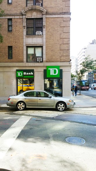 Entrance to TD Bank - New York