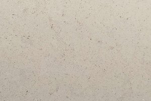 A light beige limestone with fine fossil specks and a soft, uniform texture.