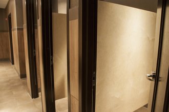Photo of Bathroom Partitions at CineBistro