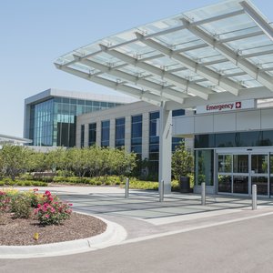 Entrance of Delnor Hospital North Expanision