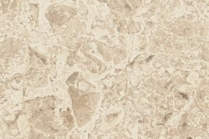 A beige marble with organic patterns.