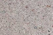 A pink granite with grey and white grains.