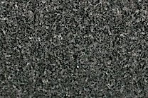 A black granite with white veins.