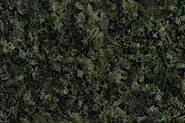 A green granite with darker grains.