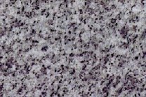 A grey granite with black spots.