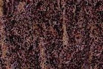 A black and red granite with artistic veins.