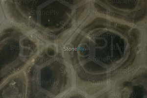 A dark blue and brown granite.