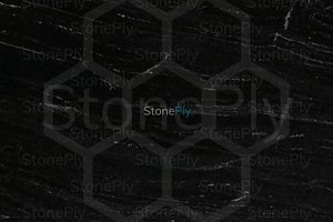 A black granite with white accents.